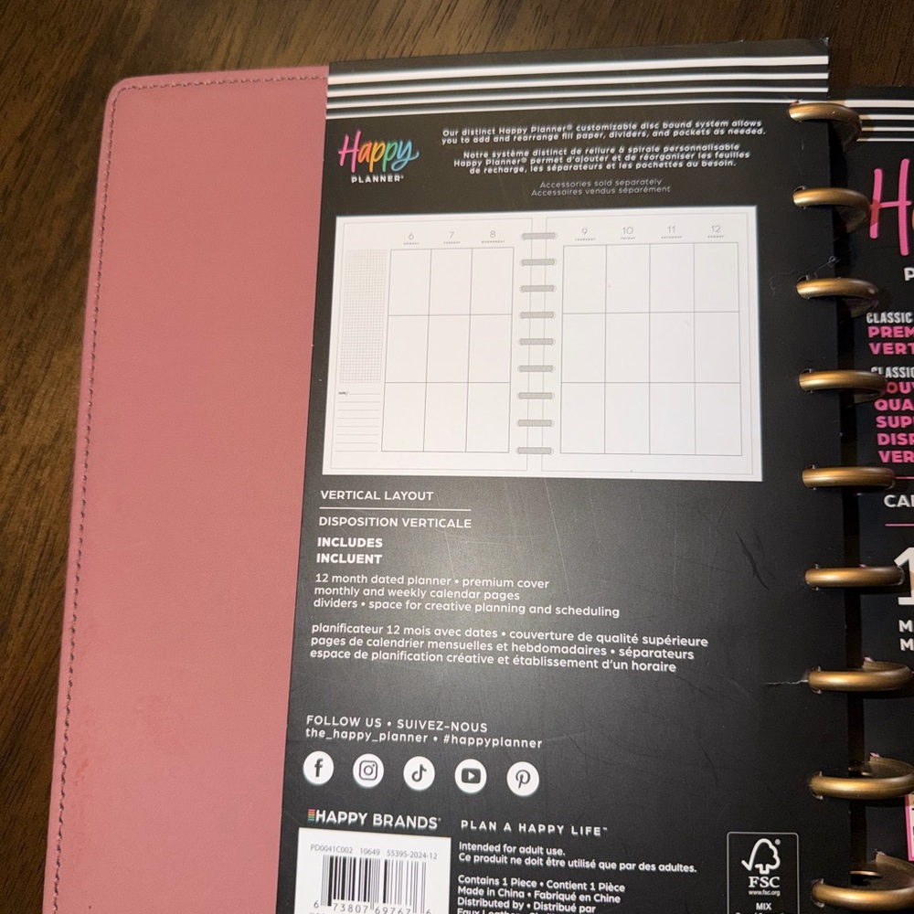 Happy Planner Classic size planner - Picture 3 of 8